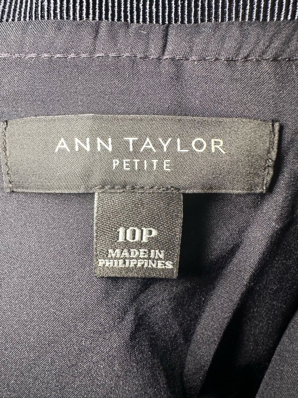 Ann Taylor Black Lace Pleated A-Line Skirt - Picture 3 of 8